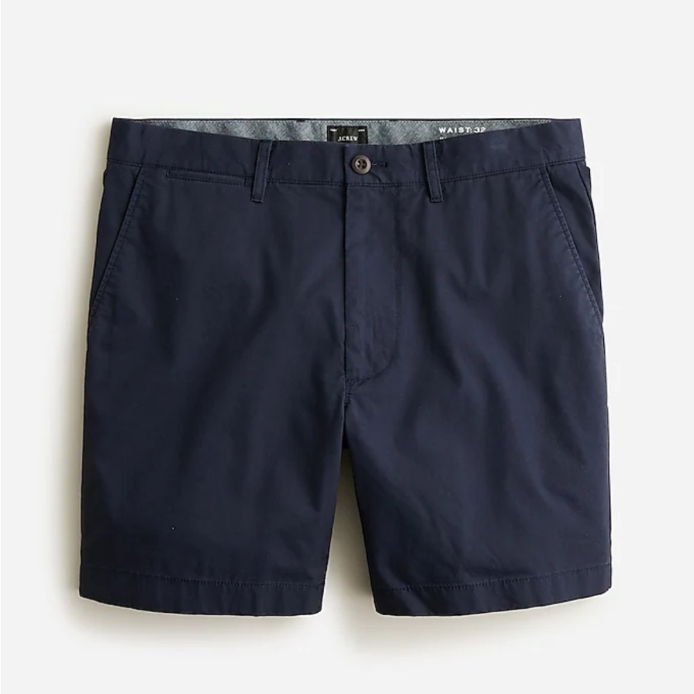 Worn once J.Crew navy chino shorts
